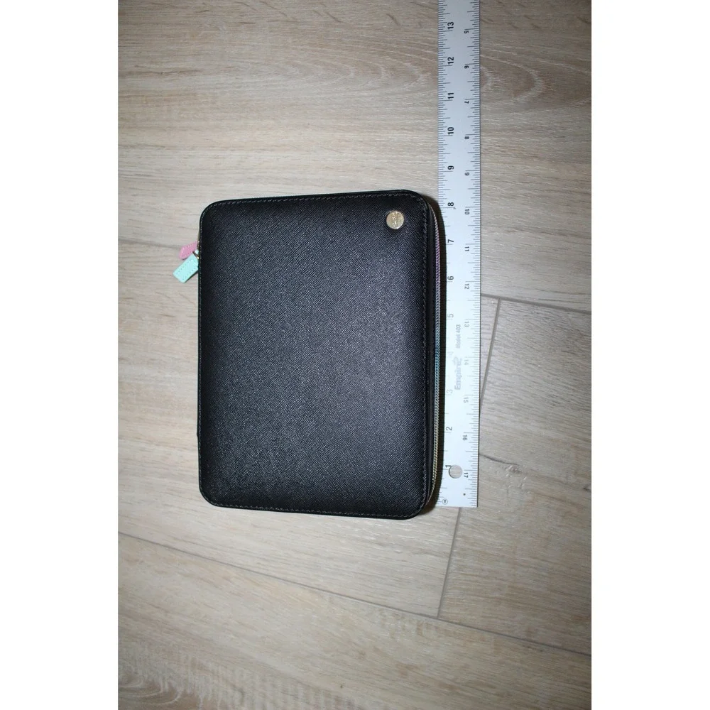 Stoney Clover Lane x Stephanie Gottlieb Black Saffiano Jewelry Case Rainbow